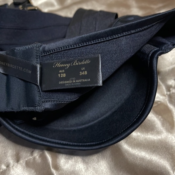 Honey Birdette Miss V Black 3 PC Set - Picture 8 of 12